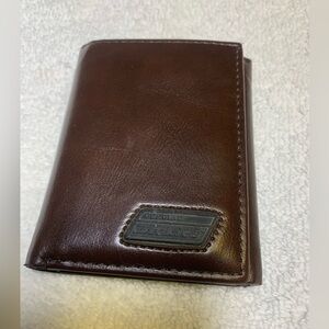 Brown leather Dickies wallet